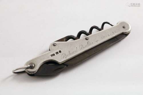 A late victorian mounted steel pocket multi-tool