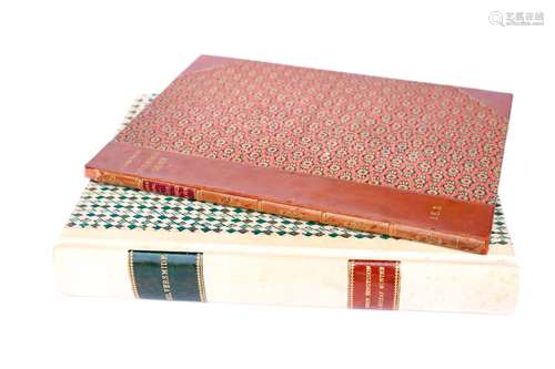 Bentsson, b & munthe, g: silvesmide, with tooled leather spine, 1962 and