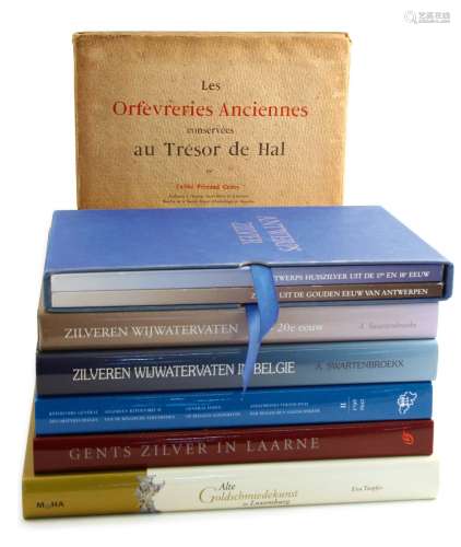 A quantity of belgian titles: to include l'orfererie en hainaut, le tresor de