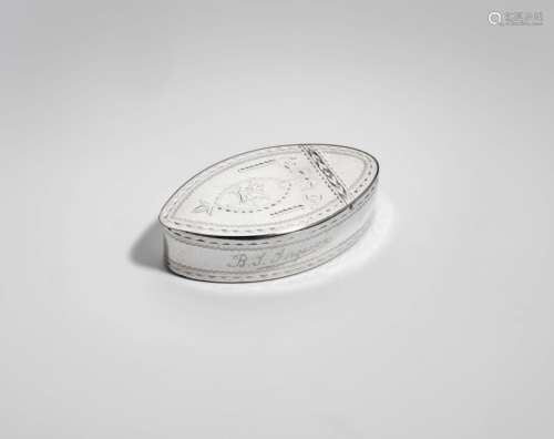 A george iii irish silver snuff box