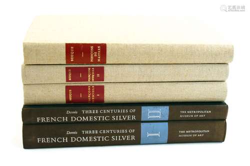 Becque, e: poincons officiels vols i & ii and poincons de maitres, 1984, dennis,