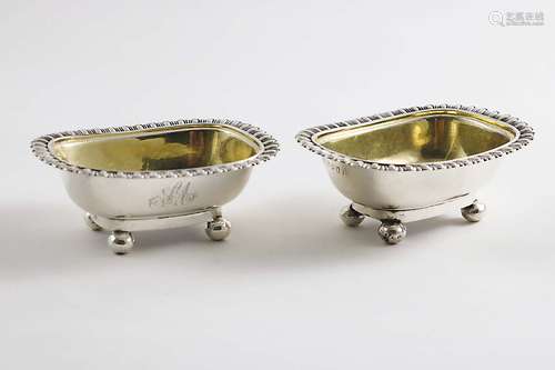 A pair of george iii / iv salts