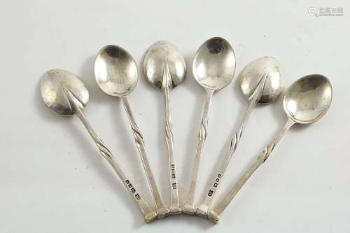 A set of early 20th century seal top coffee spoons