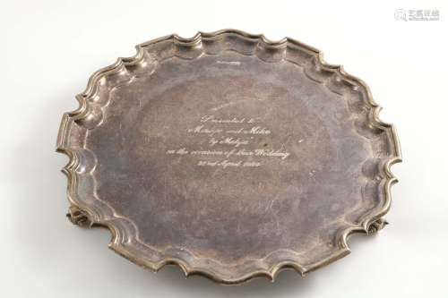 A mid 20th century salver