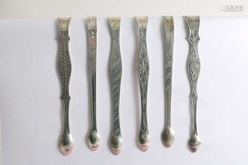 A private collection of sugar tongs