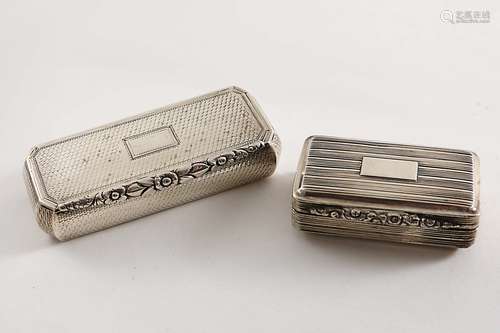 A george iv rectangular snuff box