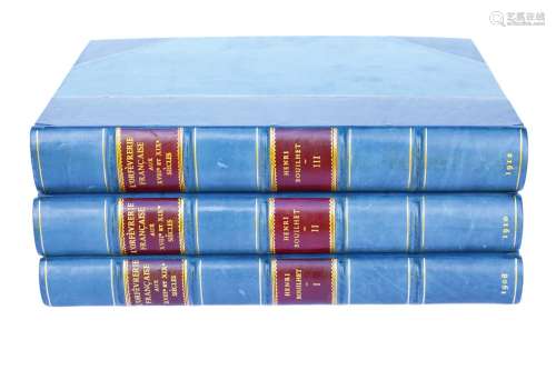 Bouilhet, h: l'orfevrerie francais aux xviiie et xixe siecle in three volumes