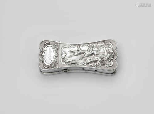 A george iv provincial silver cheroot case