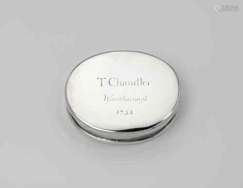 A charles ii silver tobacco box