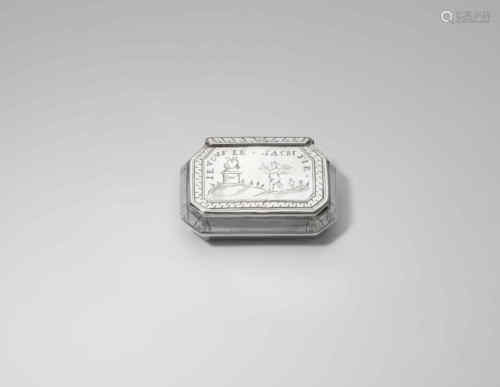 A james ii / william & mary silver ammatory spice box