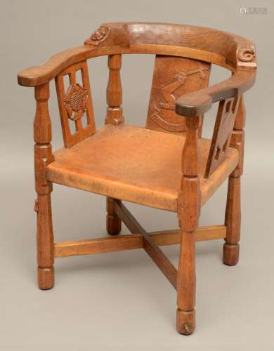 Robert thompson of kilburn - mouseman monks chair