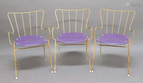 Ernest race - set of four 'antelope' dining chairs