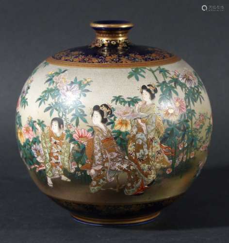 Japanese satsuma vase,