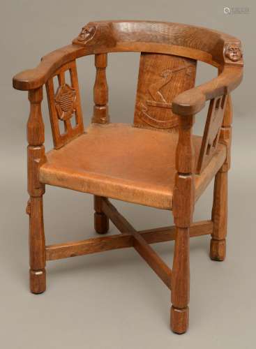 Robert thompson of kilburn - mouseman monks chair