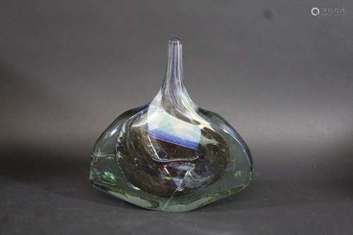 Mdina glass vase - axe head