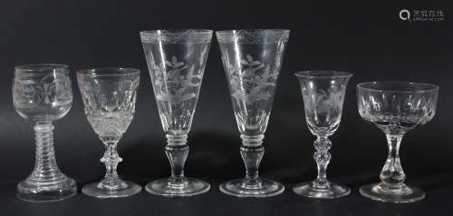 Pair of drinking glasses,