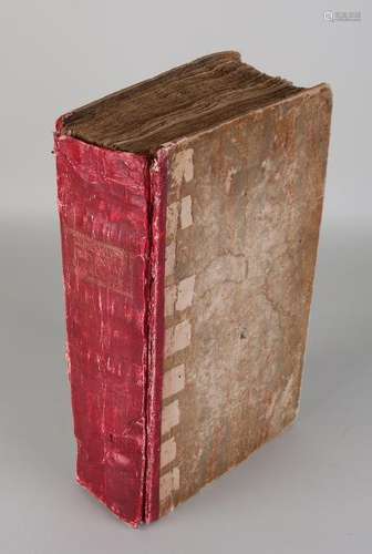 17th Century antiquarian book. The life and business of