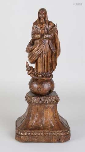 18th Century South German wood-struck Baroque figure.