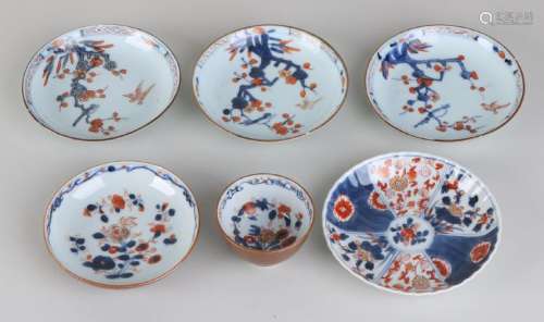 Six times antique Chinese porcelain. Imari. 18th - 19th