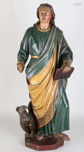 19th Century religious wood-struck figure with