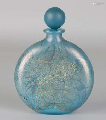 Design glass perfume bottle from Isle of Wight with