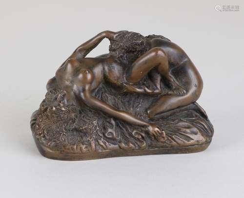 Antique bronze erotic sculpture. To JM Lambeaux.