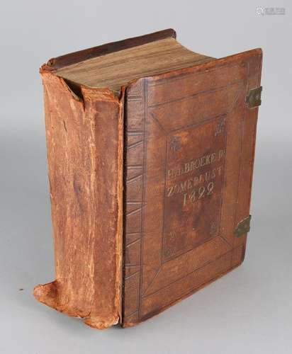 Antique Quatro Bible States General in Haarlem by Joh.