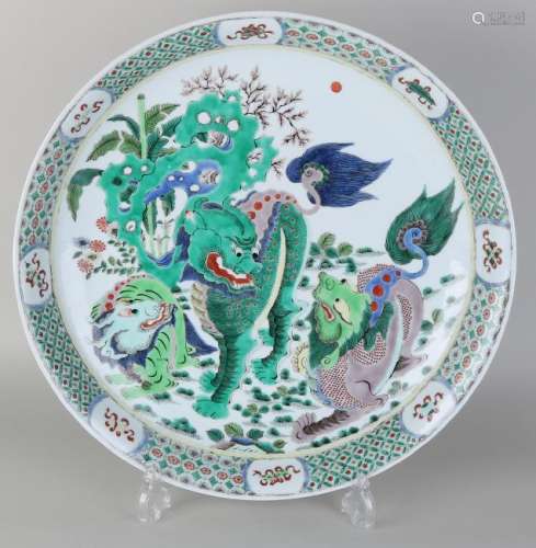 Beautiful large old Chinese porcelain Family Rose