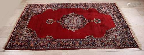 Hand-knotted Persian carpet. Keshan / Iran. With lots