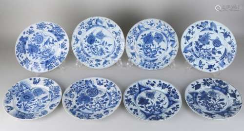 Eight times 17th - 18th century Chinese porcelain
