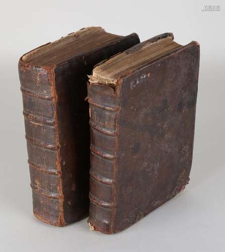 Two antiquarian books. Consisting of: House Bible, The