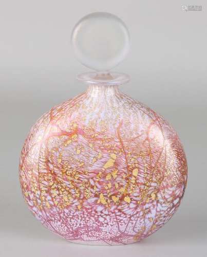 Design glass perfume bottle from Isle of Wight with