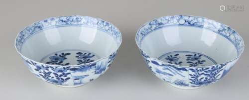 Two large antique 18th - 19th century Chinese porcelain