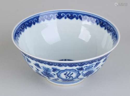 Old / antique Chinese porcelain marked blue / white