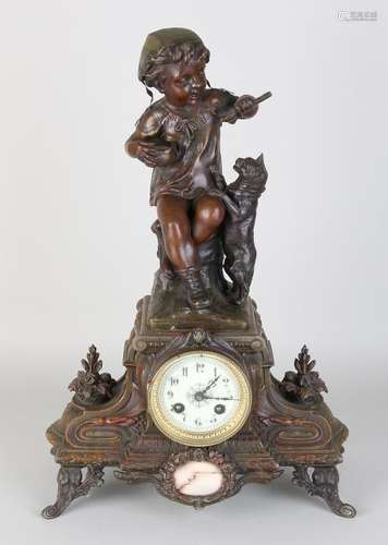 Nice 19th century French pendulum. Circa 1890. Title: