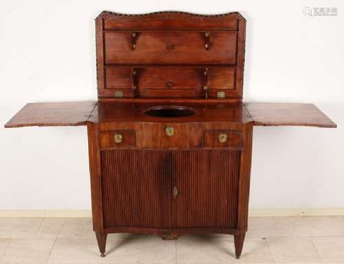 18th Century mahogany Louis Seize folding buffet with