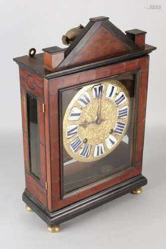 18th Century French walnut table clock with