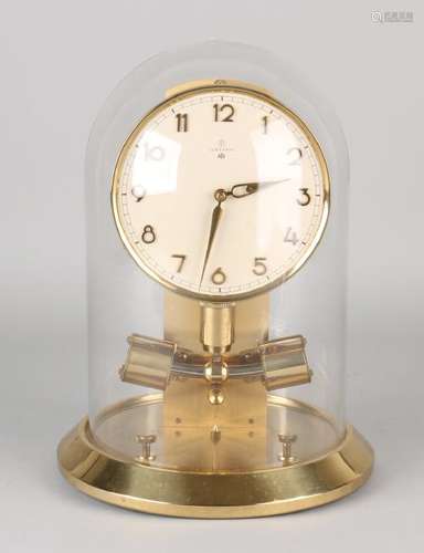 German Junghans Ato electro mechanical clock. Brass