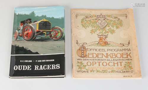 Two booklets. Consisting of: Old racers + 1910 princess