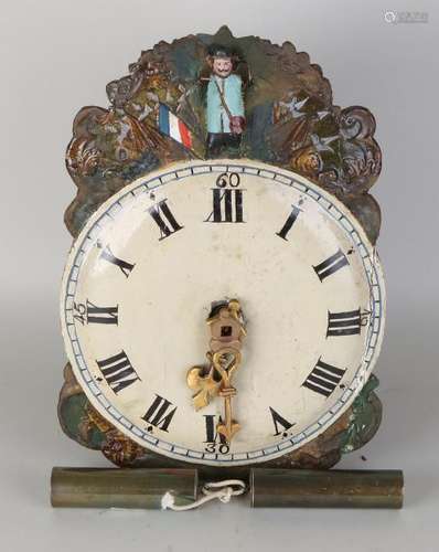 Rare 19th century Schwarzwalder movement with dial +