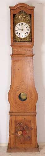 Early 19th century French comtoise clock with verge