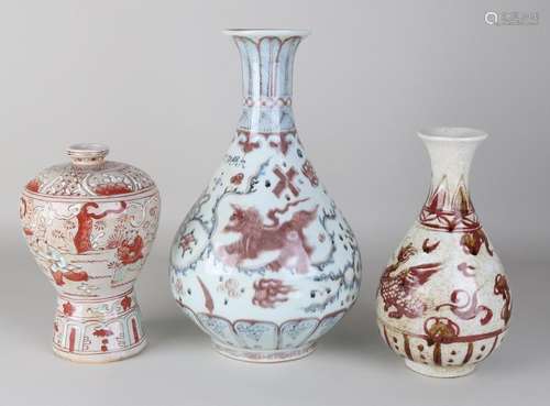 Three times various old / antique Chinese porcelain