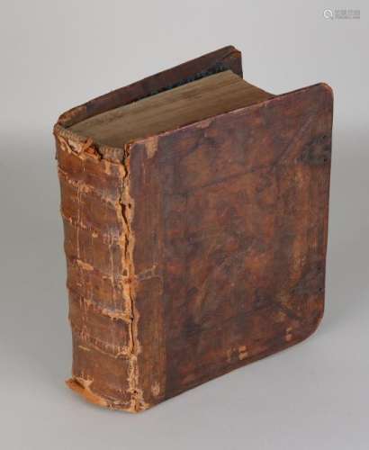 Antique Dutch Bible States General in Haarlem by J.