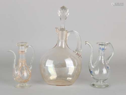 Three volumes of 19th century glassware. Consisting of: