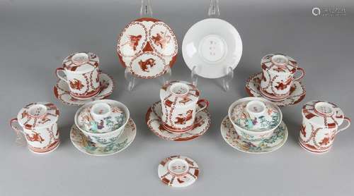 Lot of antique Japanese porcelain. Circa 1900. Marked.