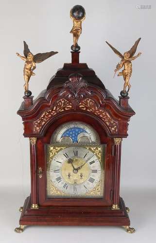 Large Amsterdam model, 19th century mahogany table