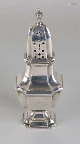Beautiful silver spreader, square-contoured model with