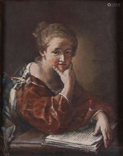 Unsigned. Ladies portrait with 19th century frame.