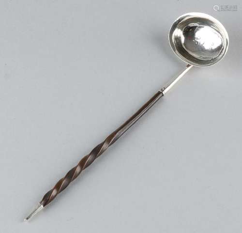 Special antique silver 925/000 serving spoon with oval