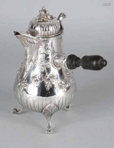 Silver jug, 950/000, in Louis XVI style, decorated with